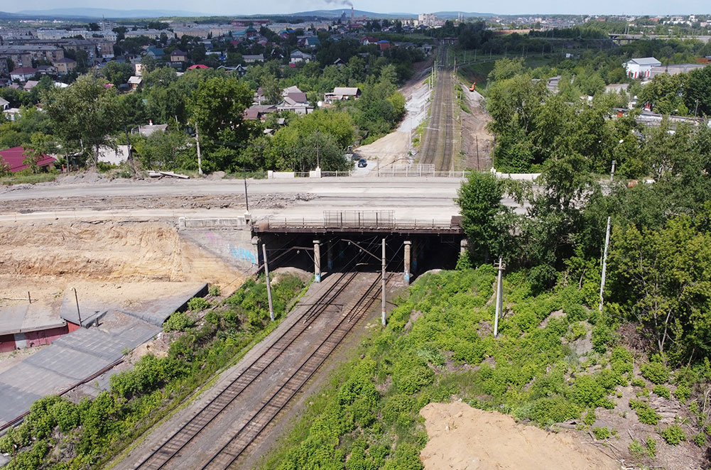 Мост на Тагилстрой закрыт месяц