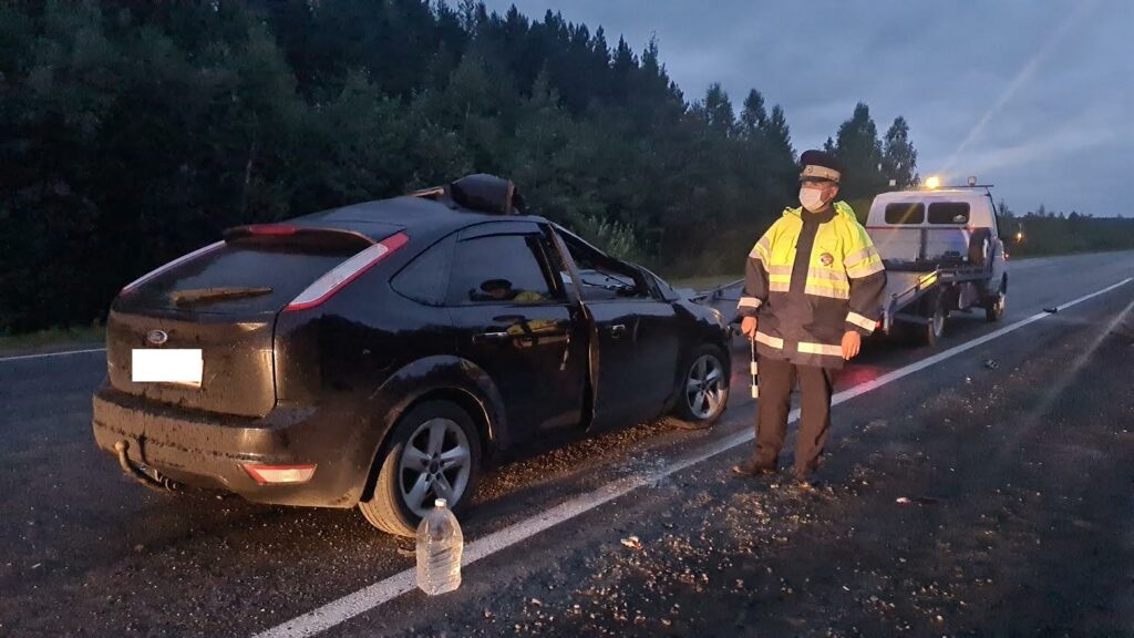 На Серовском тракте легковушка врезалась в лошадь