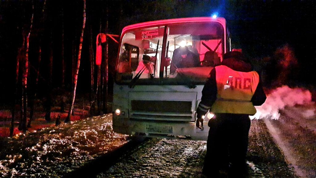 Под Нижним Тагилом автобус сбил пешехода (фото)