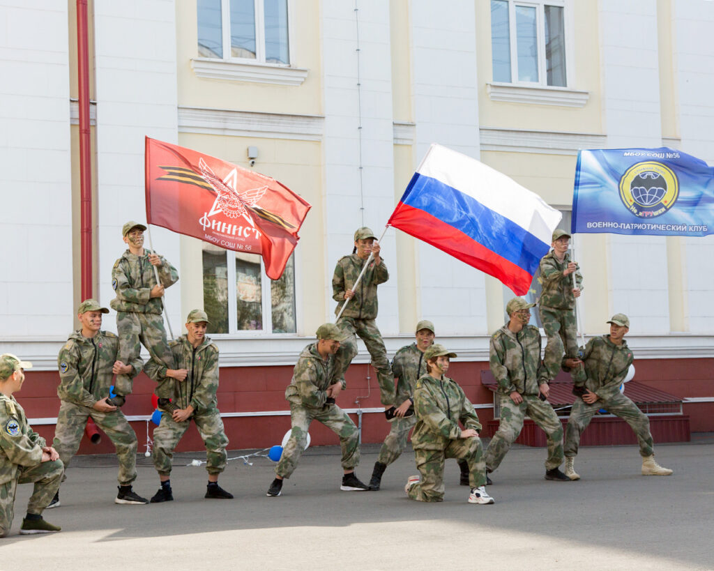 В преддверии нового учебного года в школе № 56 открыли кадетский класс