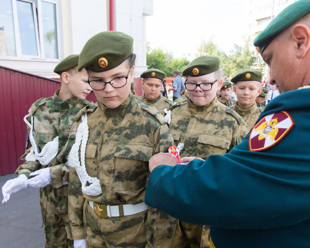 В преддверии нового учебного года в школе № 56 открыли кадетский класс