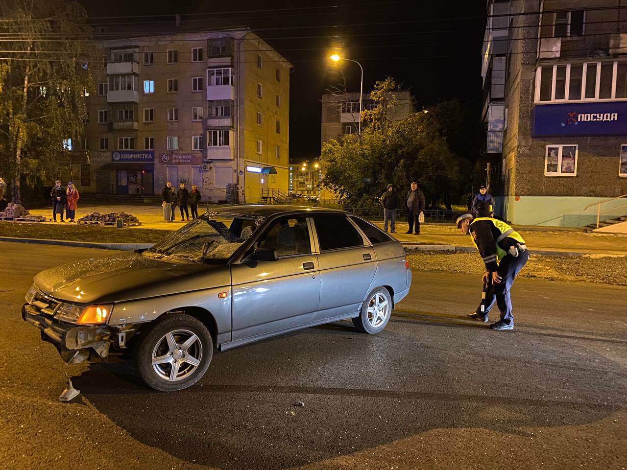 В Нижнем Тагиле поздно вечером сбили пешехода на «зебре» (фото) - С Тагила