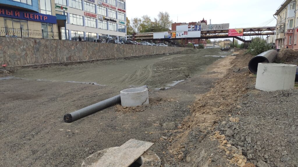 Строители моста на Тагилстрой начали ремонт ул