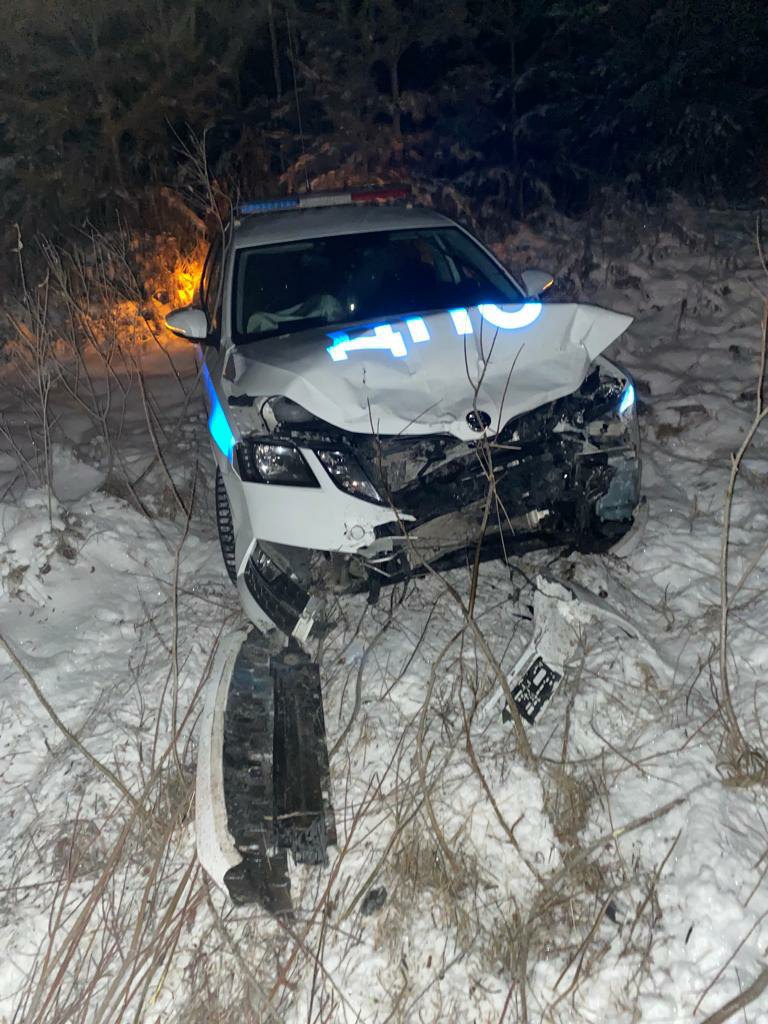 В ГИБДД рассказали подробности ДТП с автомобилем ДПС под Нижним Тагилом - С  Тагила