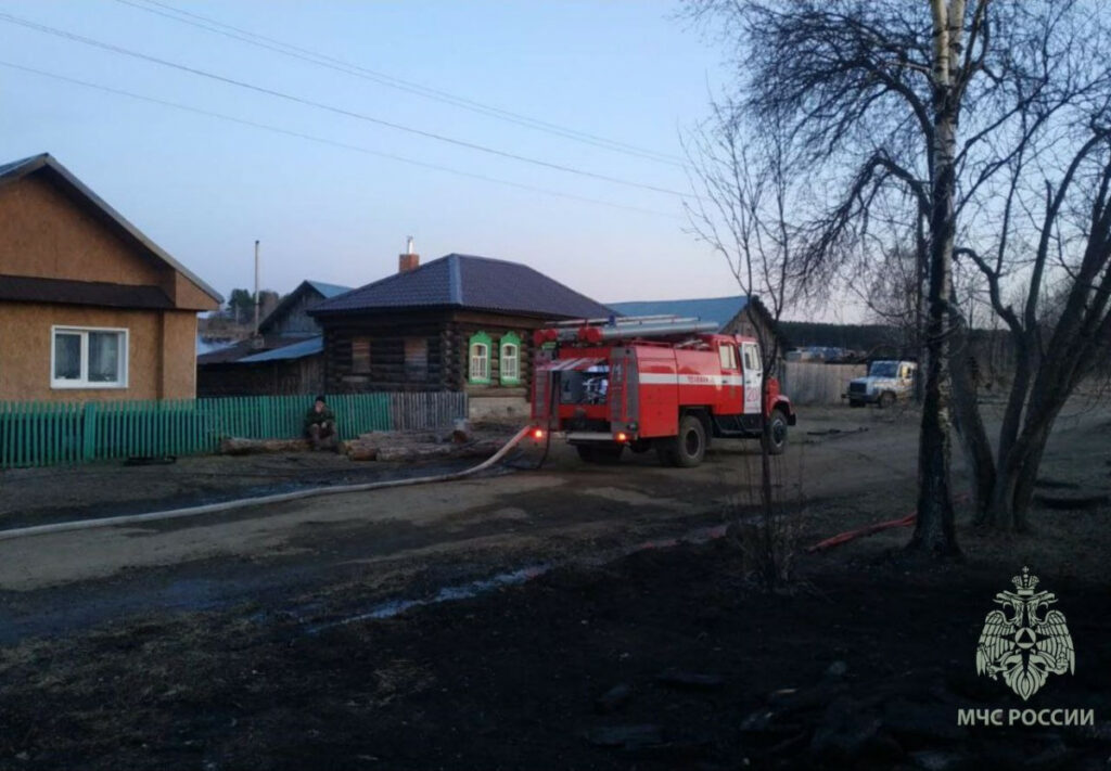 В селе Бызово под Нижним Тагилом сгорели 11 домов