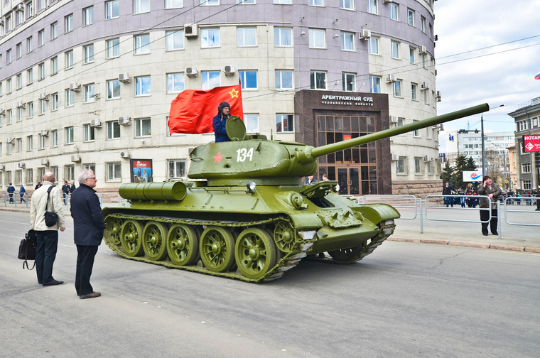 Раритетная военная техника проедет на параде в Челябинске 9 мая