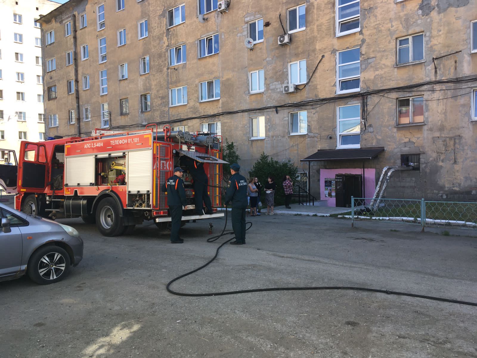 Пожар в доме на улице Первомайская 