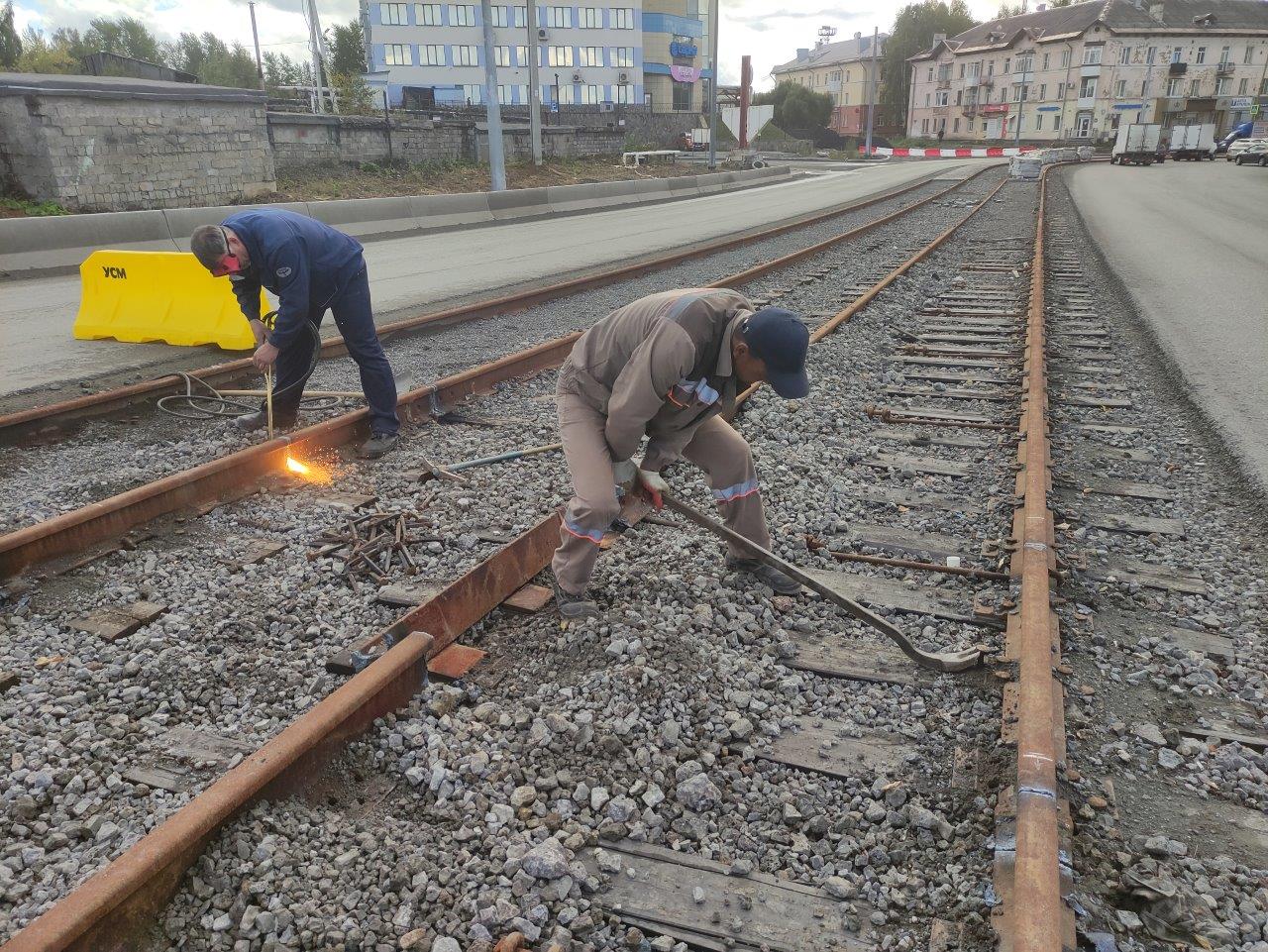 Возобновлены работы, необходимые для запуска трамвайного движения на Тагилстрой